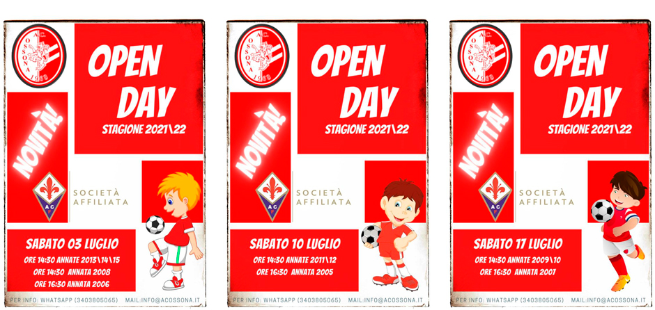 OPEN DAY 2021-2022 AC OSSONA